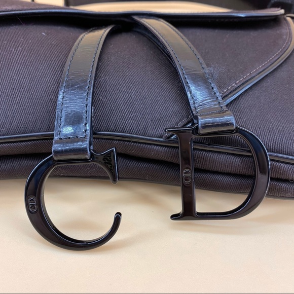 ✈️Sold!Christian Dior Vintage Double Saddle Bag - Picture 8 of 13